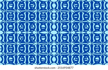 Fundo de mosaico azul verde abstrato, padrão geométrico sem costura com padrão de diamante azul repetir e design de imagem completa sem costura para impressão de tecido ou vintage tema papel de parede 80's ano