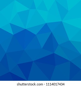 Abstract blue and green polygon background.