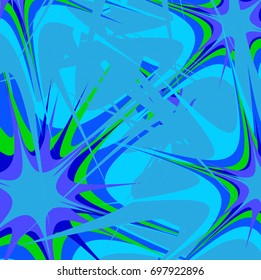 abstract blue and green sparkle