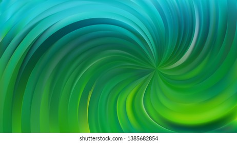 Abstract Blue and Green Swirl Background