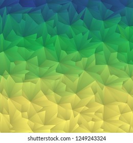 Abstract blue green triangular background. layout for advertising.  eps 10