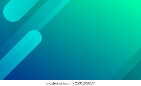 Abstract blue and green wavy background.  can be used for banner, layout, annual report, web design. Eps10 vector
