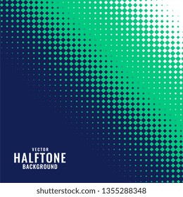 abstract blue green and white halftone pattern