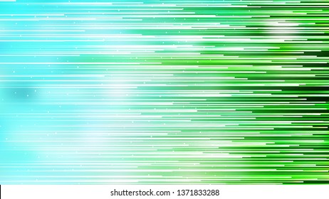 Abstract Blue Green and White Horizontal Lines Background Image