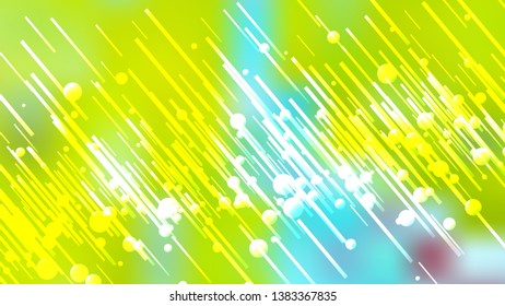 Abstract Blue Green and Yellow Diagonal Lines Background