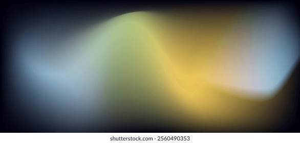 abstract blue green yellow gradient background, business technology digital communication, ai artificial intelligence illustration element vector, banner poster cover pattern element graphic vector