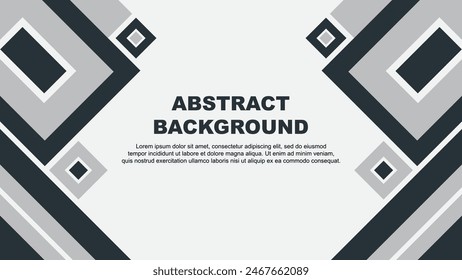 Abstract Blue Grey Background Design Template. Banner Wallpaper Vector Illustration. Blue Grey Cartoon
