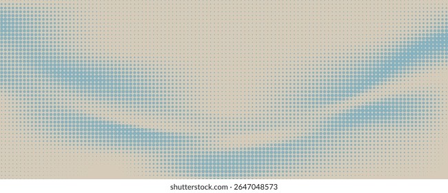 Abstract Blue Grey Halftone Dots Texture Background