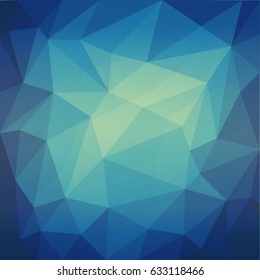 Abstract blue grid mosaic background