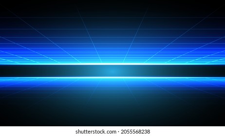 diseño de concepto de tecnología de cuadrículas azules abstractas