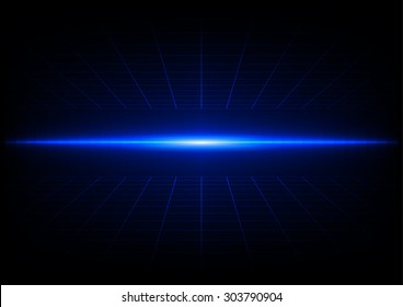 abstract blue grids technology  concept design