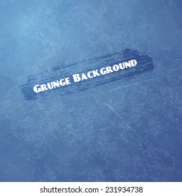 Abstract blue grunge background with old damages surface