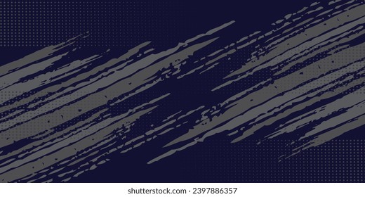 Abstrakter blauer Grunge Hintergrund mit weichem Sportlicht.