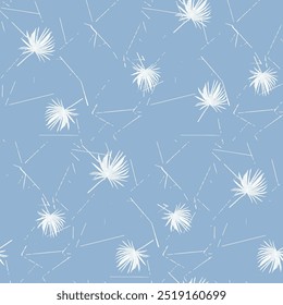 Fondo de la palma del grunge azul Abstractas. Grunge sin patrón. Textura de fondo. Vector Abstractas, superficies grunge. La superficie de la pared vieja, patrón de impresión para la camisa de los hombres, motivos tropicales