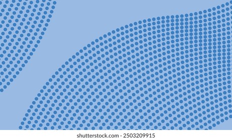 Abstract Blue halftone background for backdrop or presentation