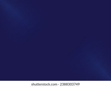 Abstract blue halftone background. Halftone effect. Vector halftone pattern, a blue background with a white dotted line