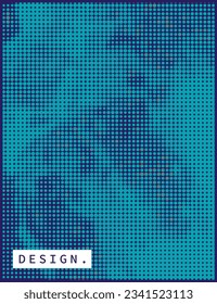 Resumen del espacio de copia de la plantilla de fondo medio tono azul. Diseño contemporáneo para afiches, pancartas, folletos, portadas, revistas, folletos, volantes o folletos.