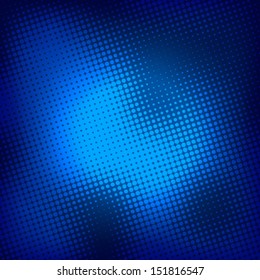 Abstract Blue Halftone Background Vector