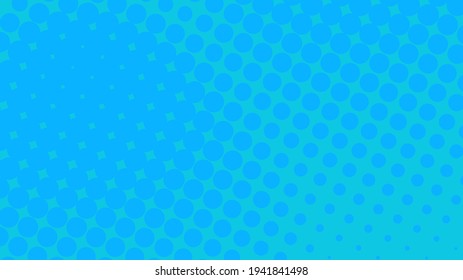 Abstract blue halftone background.Retro background design.