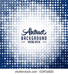 Abstract blue halftone backgrounds. Vector and illustrations.