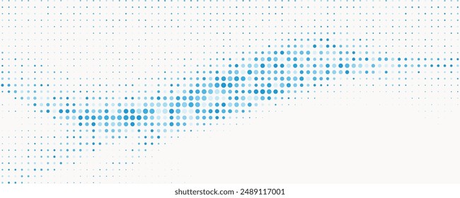 borde punteado de semitonos azul Abstractas