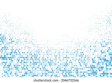 Resumen de fondo de degradado con punto medio azul. Ilustración vectorial.