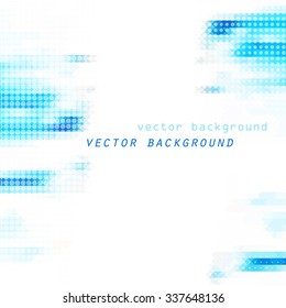 Abstract blue halftone lines background. vector