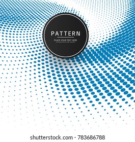 Abstract blue halftone patern background