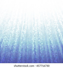 Abstract blue halftone texture and background. Vector and illustration. 