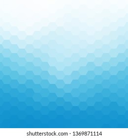 Abstract blue hexagon background