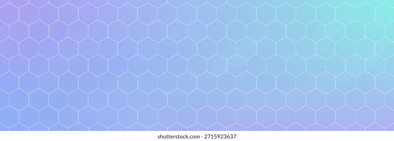 Abstract blue hexagon banner background. Eps10 vector