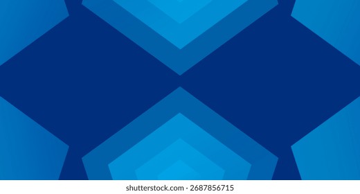 Fondo moderno hexagonal azul Abstractas. Formas geométricas brillantes. Fondo de diseño artístico.