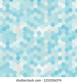 abstract blue hexagons
