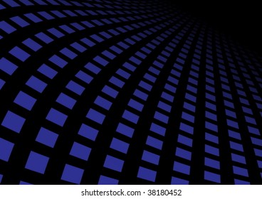 Abstract blue highway