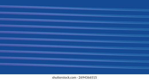 Abstract Blue Horizontal Gradient Stripes Speed Background Vector