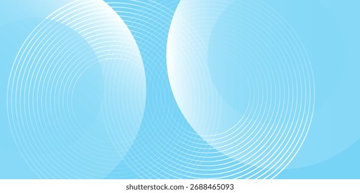 Abstract blue ilustrator modern background with circle elements. Concept natural