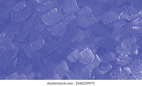 Abstract Blue Impasto Painting Texture