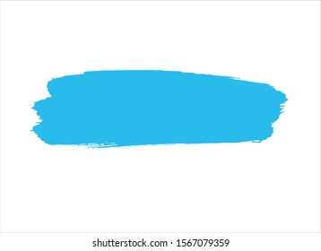 abstract blue ink paint stroke background vector illustration texture design