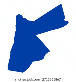 Mapa Abstrato Simples de Blue Jordan