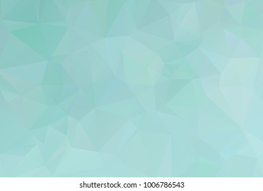 Abstract Blue lght Background of geometric shapes. Polygonal Mosaic Background, Low Poly Style, Retro triangle background. Colorful mosaic pattern. Vector illustration, Business Design Templates
