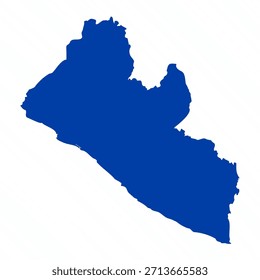 Abstractas Azul Liberia Mapa simple