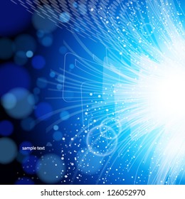 abstract blue and light background.