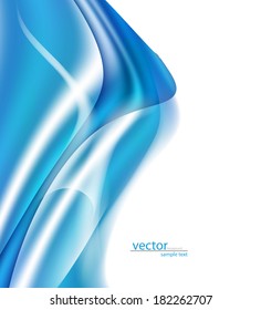 Abstract blue  light  background   