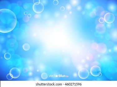 Abstract blue light background