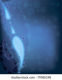 abstract blue and light background.
