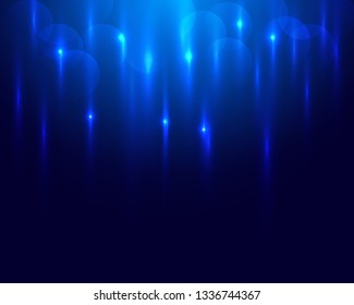 Abstract blue light background vector 