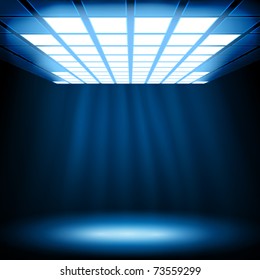 Abstract blue light background. Vector eps10 illustration