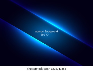 Abstract blue light  concept of future background. illustration vector design