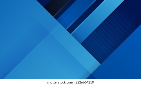 Abstract blue light dark black metallic overlap design modern futuristic technology background vector illustration.