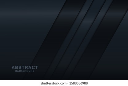 Abstract blue light dark grey metallic overlap background. Luxury bright gray lines modern futuristic background vector illustration.